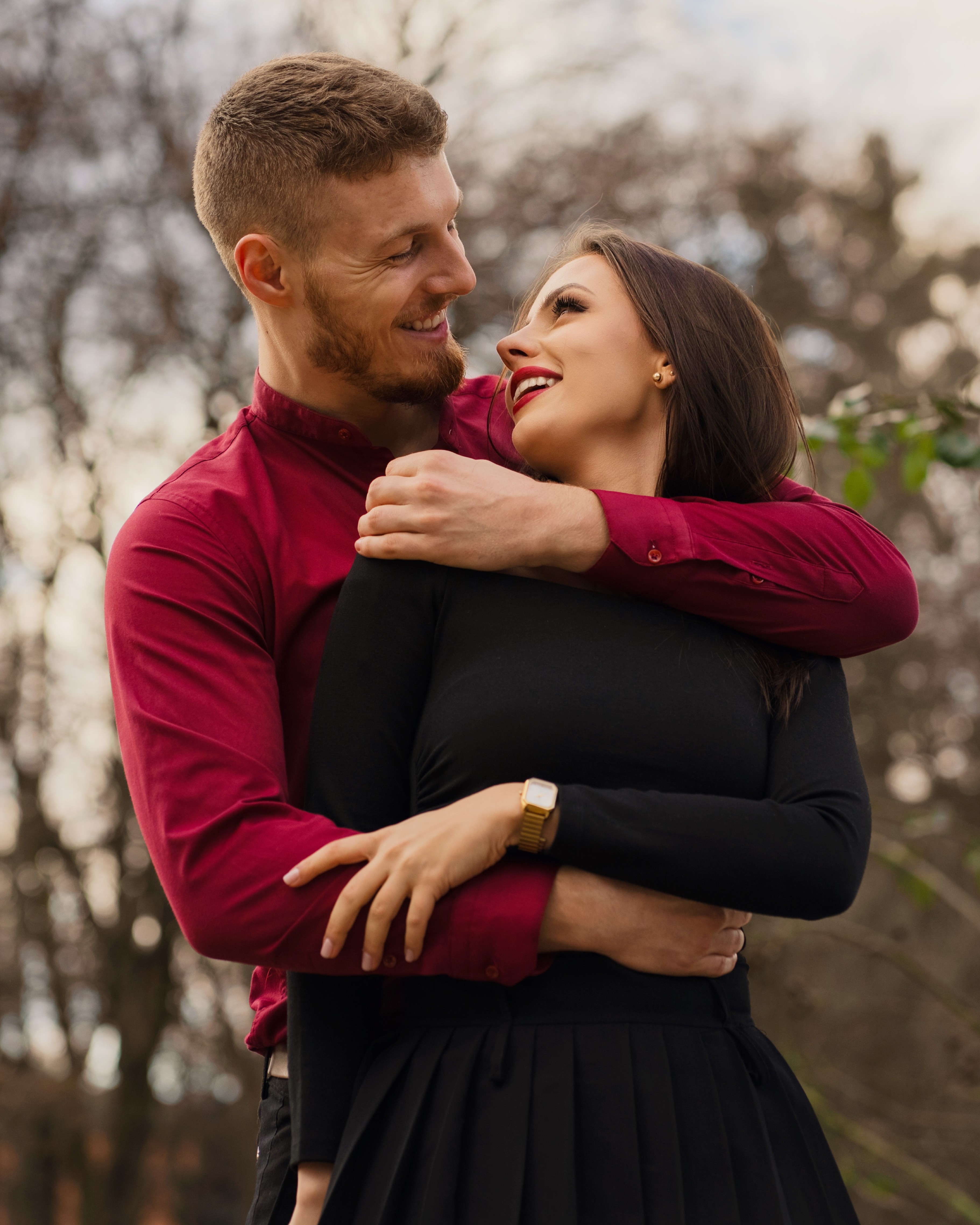 Romantyczna sesja pary w plenerze — Luuilyy Photo